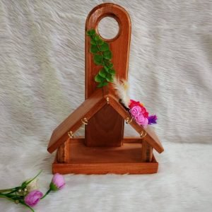 মেহগনি কাঠের ঘড় কী হোল্ডার / শোপিস