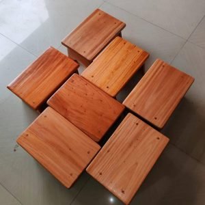 সলিড মেহগনি শারি কাঠের মজবুত পিঁড়া